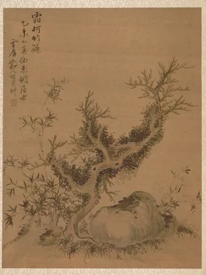 Frosted Branches and Dwarf Bamboo, in the Style of Su Shi — Zhai Dakun