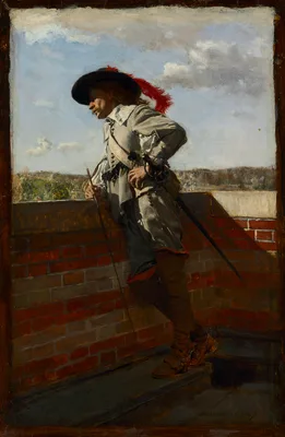 On a Terrace — Jean-Louis-Ernest Meissonier