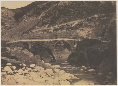 The Bridge of Palalda (near Amelieles-Bains) — Gustave Le Gray