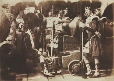 Scots Guards at Edinburgh Castle — David Octavius Hill