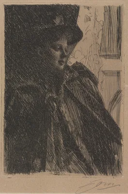 Mme. Olga Bratt — Anders Zorn
