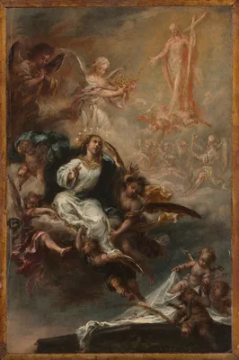 Study for "The Assumption of the Virgin" for San Augustín, Seville — Juan de Valdés Leal