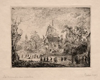 Village Fair at the Windmill — James Ensor