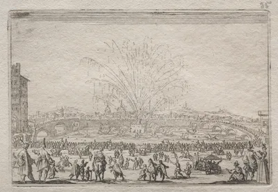 Fireworks on the Arno — Jacques Callot