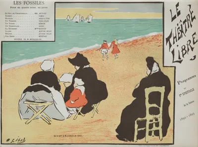 Les Fossiles (Program from Théâtre Libre) — Henri Gabriel Ibels