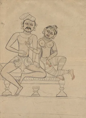 Seated Couple