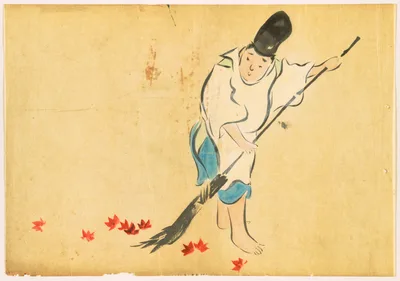 Flowers of a Hundred Worlds (Momoyogusa): Court Guard (Eishi) — Kamisaka Sekka