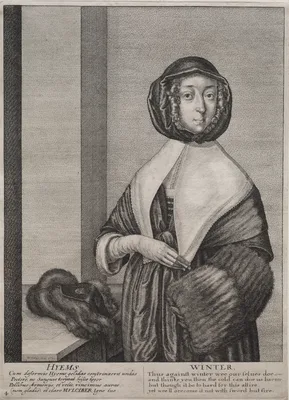 The Four Seasons:  Winter — Wenceslaus Hollar