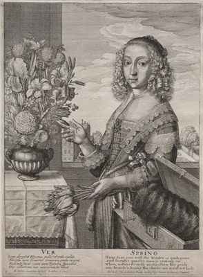 The Four Seasons:  Spring — Wenceslaus Hollar