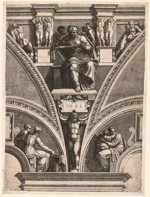 The Prophet Joel — Giorgio Ghisi