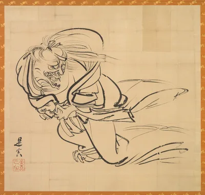 Sketch of Ibaraki-dōji — Shibata Zeshin