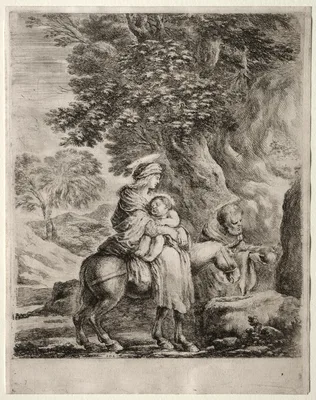 Flight into Egypt — Stefano della Bella