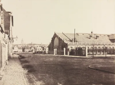 South Gable of the Boulogne Railway Station — Édouard Baldus