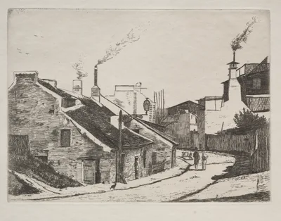 Country Street in Alouette — François Bonvin