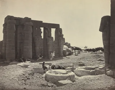 The Ramesseum, Thebes — Adolphe Braun