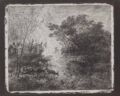 Deer — Charles-François Daubigny