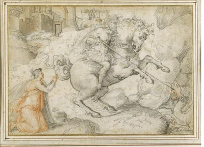 St. George and the Dragon — Francesco Salviati