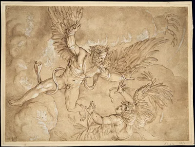 Copy after Giulio Romano's Fall of Icarus — Giulio Romano