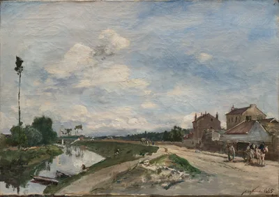 The Seine at Bas-Meudon — Johan Jongkind