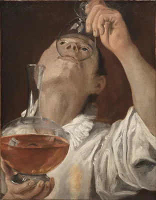 Boy Drinking — Annibale Carracci