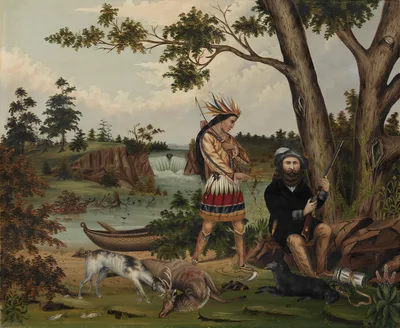Hunter and Indian Guide — C. L. Woodhouse