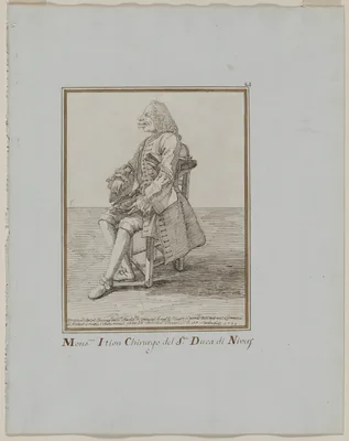 Monsieur Ition Chirurgo del sre. Duca di Nivers — Pier Leone Ghezzi