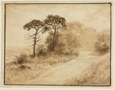 Landscape with Winding Road — Thomas Doughty