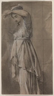 Study for Penelope — Anicet Charles Gabriel Lemonnier