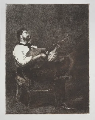 Guitar Player — François Bonvin