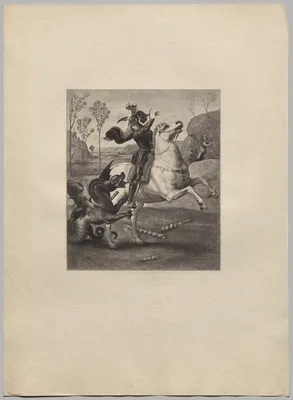 St. George and the Dragon (4) — Claude Ferdinand Gaillard