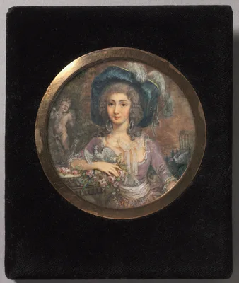 Portrait of Mademoiselle Colombi — Jacques Delusee