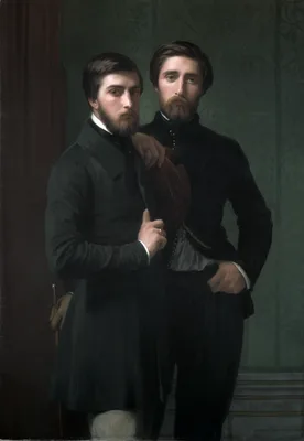 René-Charles Dassy and His Brother Jean-Baptiste-Claude-Amédé Dassy — Hippolyte Flandrin
