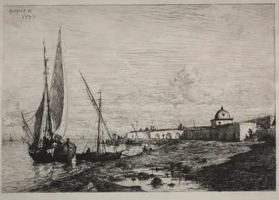 The Port at San Remo — Adolphe Appian