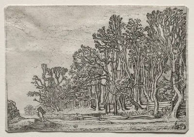 The Set of the Landscapes: Two Plank-Hedges — Willem Pieterszoon Buytewech