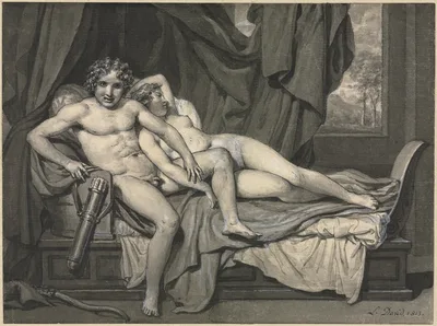 Cupid and Psyche — Jacques-Louis David