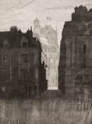 Dieppe, La Rue Notre Dame — Walter Sickert