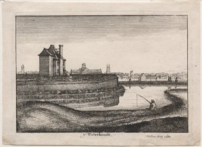 The Waterhouse — Wenceslaus Hollar