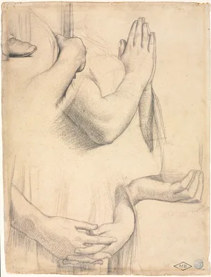 Study of Hands — Jean-Auguste-Dominique Ingres