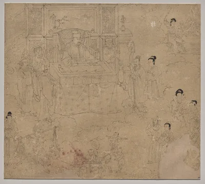 Album of Daoist and Buddhist Themes: Kings of Hells: Leaf 28