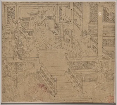 Album of Daoist and Buddhist Themes: Kings of Hells: Leaf 29