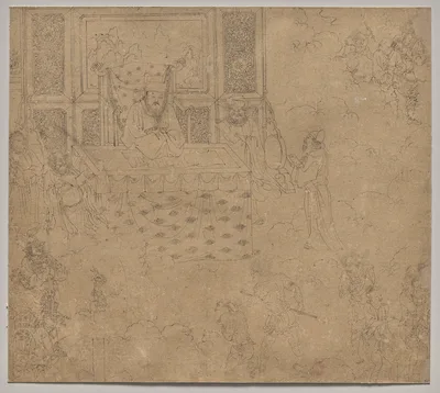 Album of Daoist and Buddhist Themes: Kings of Hells: Leaf 31