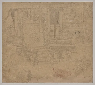 Album of Daoist and Buddhist Themes: Kings of Hells: Leaf 37