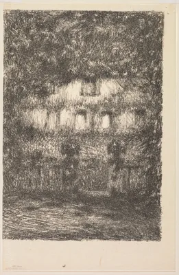 The House in Moonlight — Henri Le Sidaner