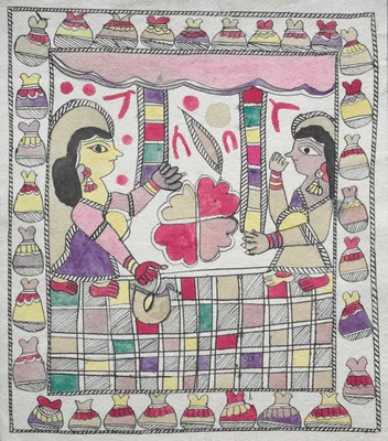 Two Women facing each other