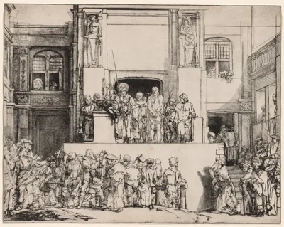 Ecce Homo. Christ Presented to the People — Rembrandt
