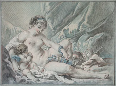 Love Requests Venus to Return His Weapons to Him — Louis-Marin Bonnet