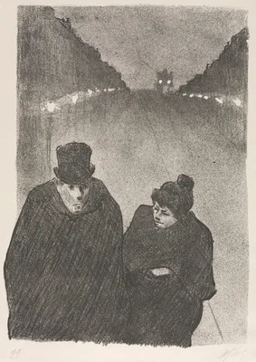 Ah, it's true, my poor old man, you would be the first to whom I would have made to miss his bus. "But I'll Miss My Bus" "My Customers Have Never Missed Their Bus" — Henri Gabriel Ibels