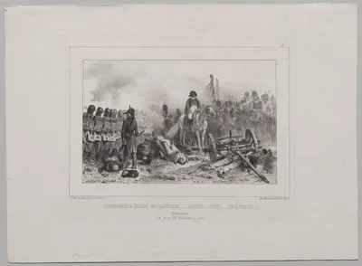 Lithographic Album of 1837: Half-Battalion at Left…Aim!...Fire!...Load — Auguste Raffet