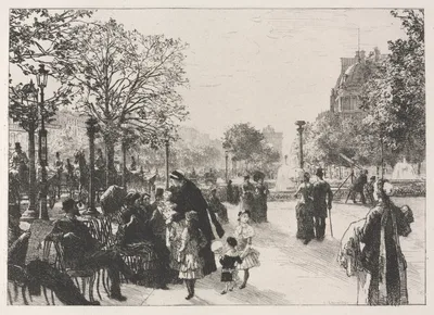 Tuileries Gardens — Léon Augustin Lhermitte