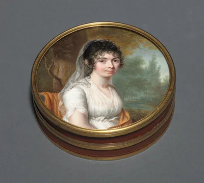 Snuff Box with a Portrait of a Lady — Pierre-Louis Bouvier